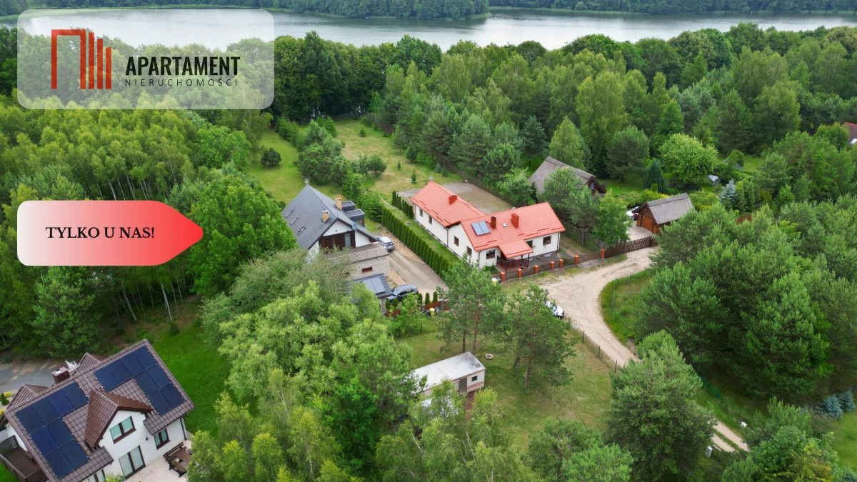 Działka budowlana Struga Lipy las jezioro
