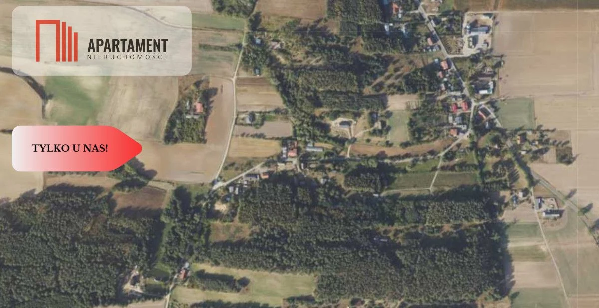 Uzbrojona działka 1680 mkw. Bory Tucholskie