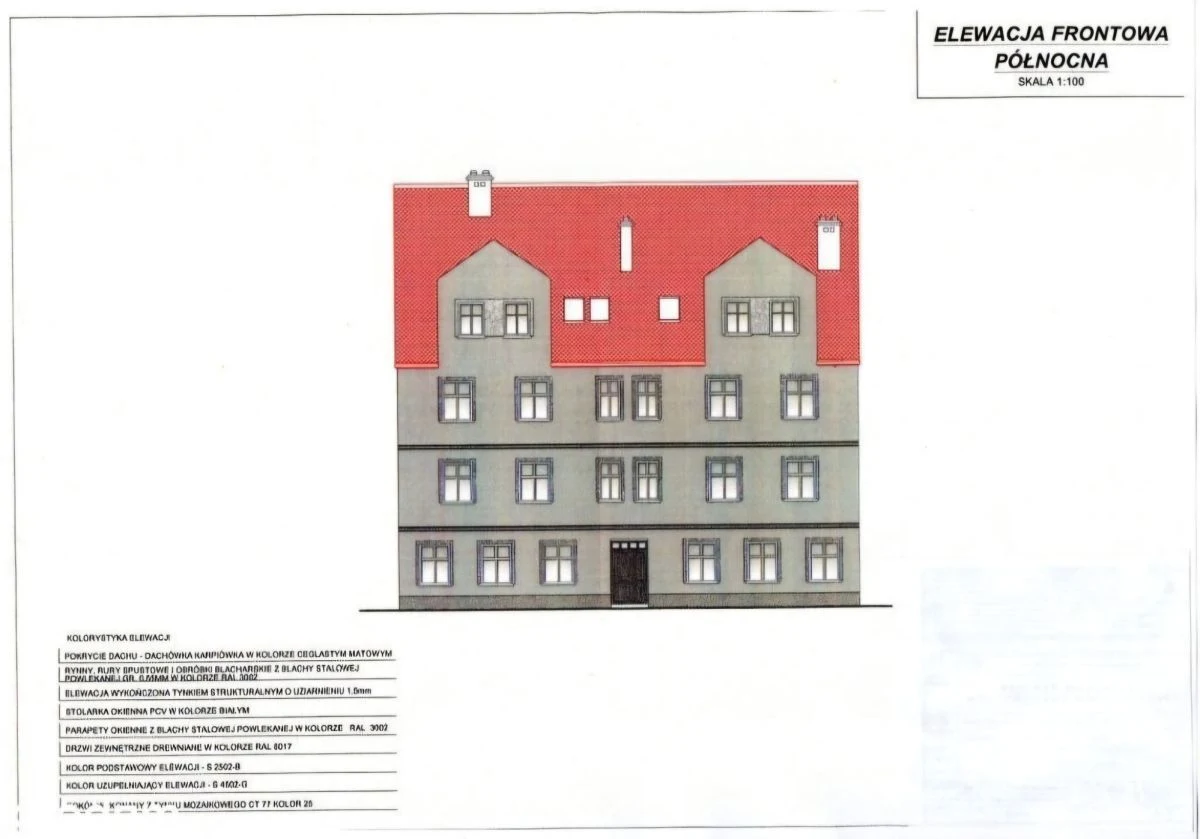 Gotowy projekt kamienicy + pozwolenie na budowę
