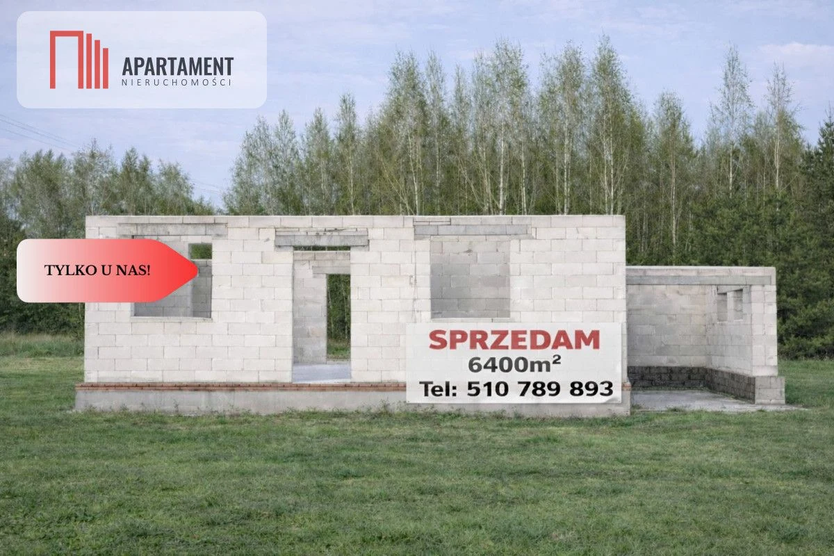 Dom w budowie na leśnej działce – Bory Tucholskie