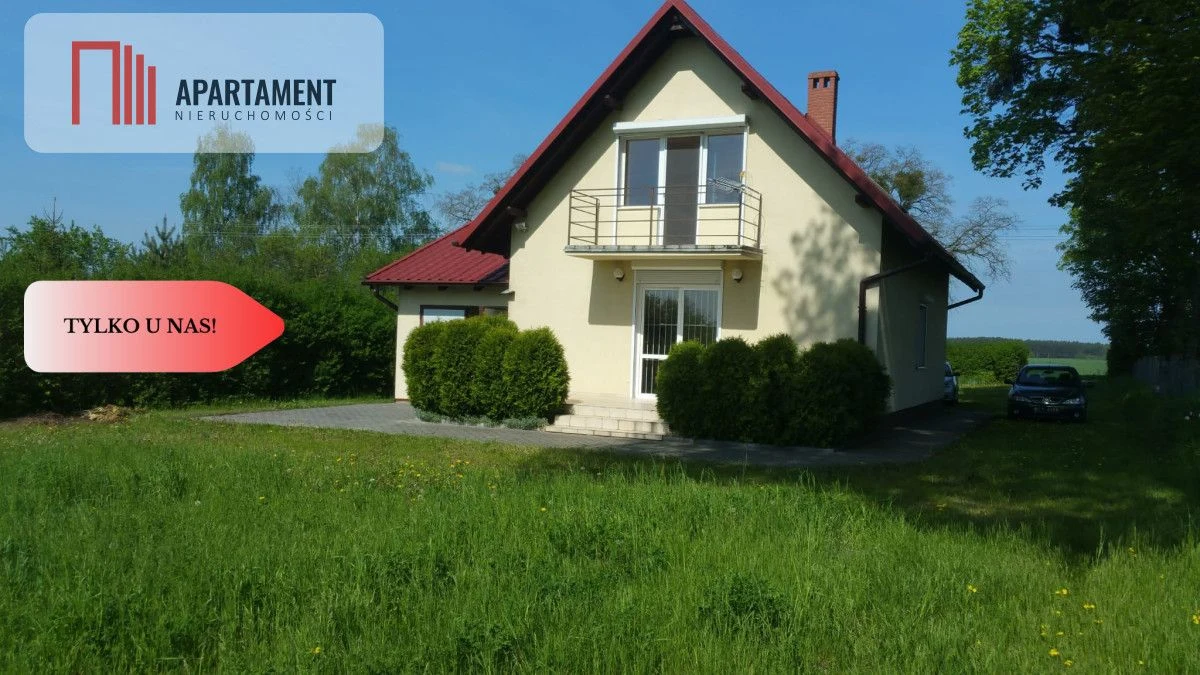 Dom z linią brzegową  jeziora! Bory Tucholskie