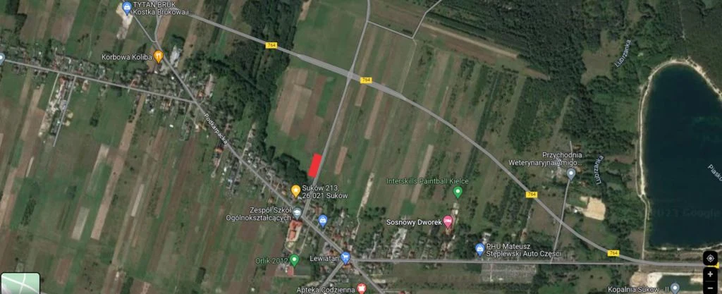 Działka budowlana w Sukowie 868m2 - 2
