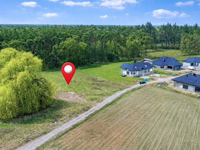 Porażyn działka budowlana 3357m2 MPZP| pod lasem