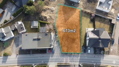 Dopiewiec: Działka 673m² | media | droga | PKP