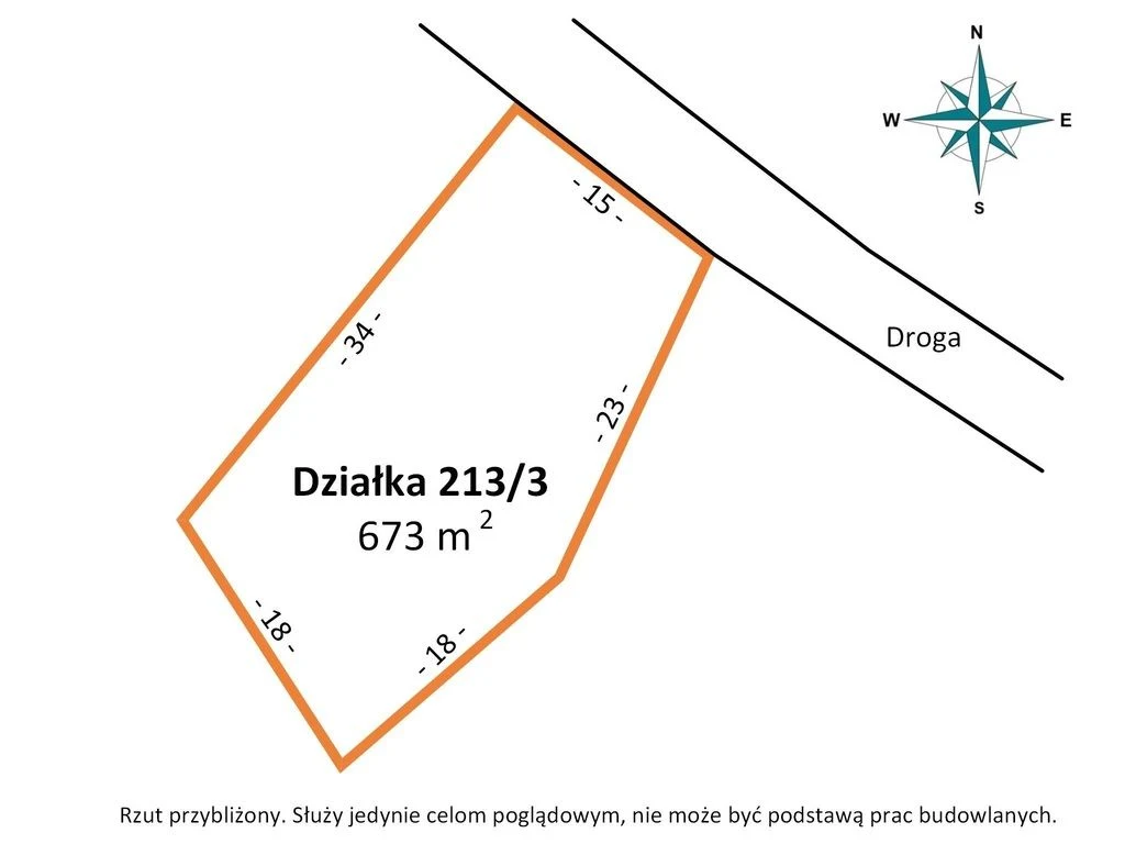 Dopiewiec: Działka budowlana 673m² | media | droga | PKP - 4