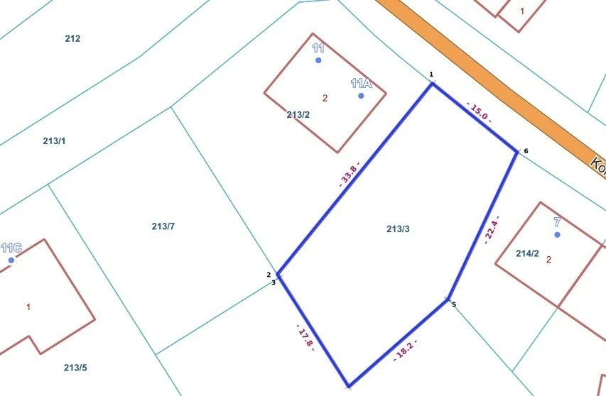 Dopiewiec: Działka budowlana 673m² | media | droga | PKP - 2