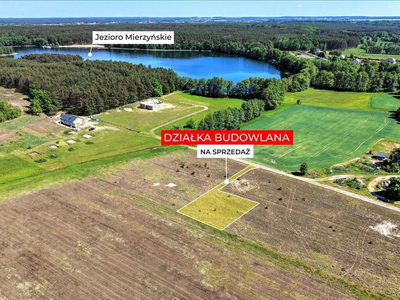 Mierzyn | jezioro - Puszcza Notecka – 1139 m² z WZ