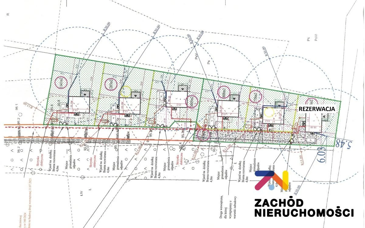 Prezentujemy Państwu kompleks 12 działek budowlanych w gm.Świdnica, zaledwie 12km od Zielonej Góry. Idealne miejsce dla osób ceniącychspokój i ciszę. - 3