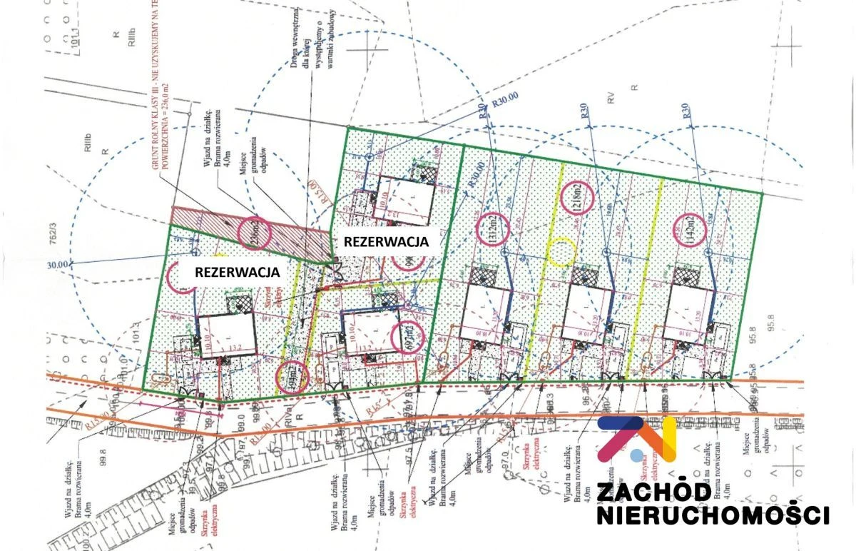 Prezentujemy Państwu kompleks 12 działek budowlanych w gm.Świdnica, zaledwie 12km od Zielonej Góry. Idealne miejsce dla osób ceniących spokój i ciszę. - 3