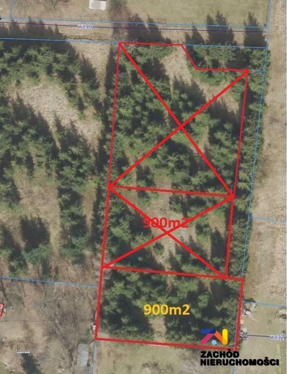 Na sprzedaż działka o powierzchni 900 m2 w Cigacicach koło Sulechowa.