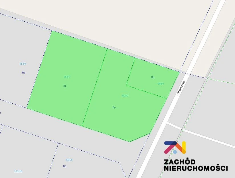 Proponujemy Państwu do sprzedaży malowniczo położoną działkę budowlaną o pow. 1069 m2 w Gminie Zabór. - 2