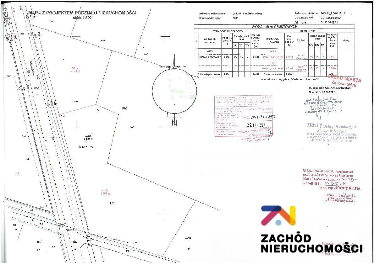 Oferujemy Państwu działkę budowlaną graniczącą z lasem oraz gotowym projektem domu wraz wydanym pozwoleniem na budowę. - 4