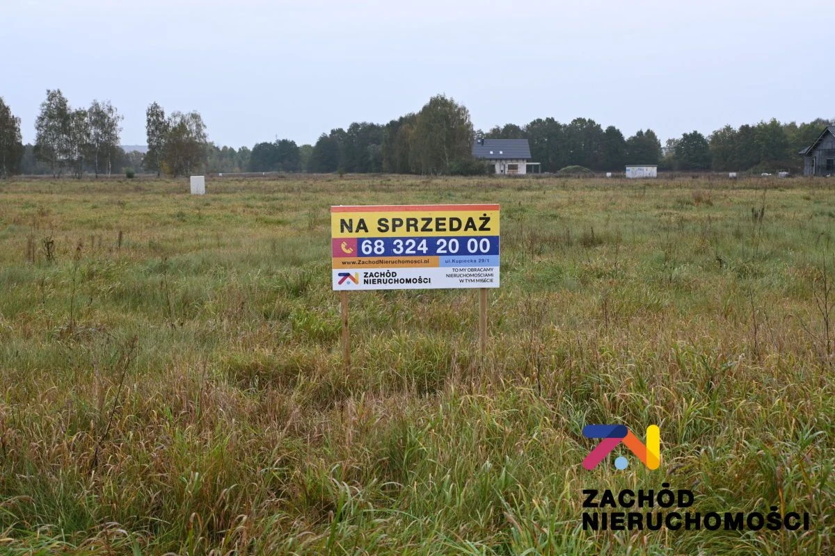 Na sprzedaż działki budowlane o powierzchniach od 900 m2 do ok. 1300 m2 usytuowane na nowo budującym się osiedlu domków jednorodzinnych przy ul. Słonecznej w Zakęciu- Gmina Otyń. - 5