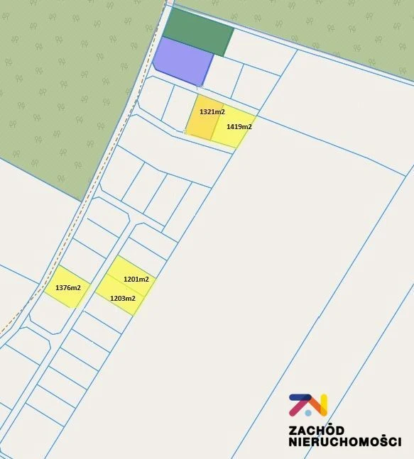Oferujemy Państwu na sprzedaż działkę budowlaną o pow. 1321m2 na nowo powstającym osiedlu w okolicy Łagowa, w bliskim sąsiedztwie jeziora Ciecz oraz Łagowskiego Parku Krajobrazowego.