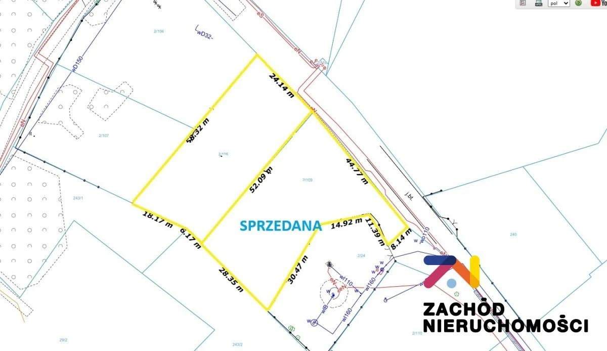 Oferujemy na sprzedaż 2 atrakcyjnie położone działki położone w miejscowości Mirocin Średni w cenie 75.000zł każda: - 2