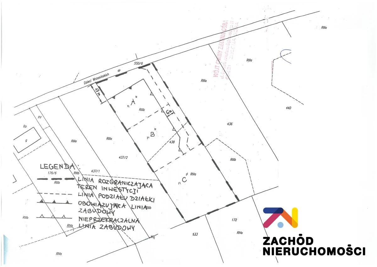 Zapraszamy inwestorów do zapoznania się z ciekawą ofertą sprzedaży działki budowlanej położonej w Raculi przy ul. Dzieci Wrzesińskich. - 2