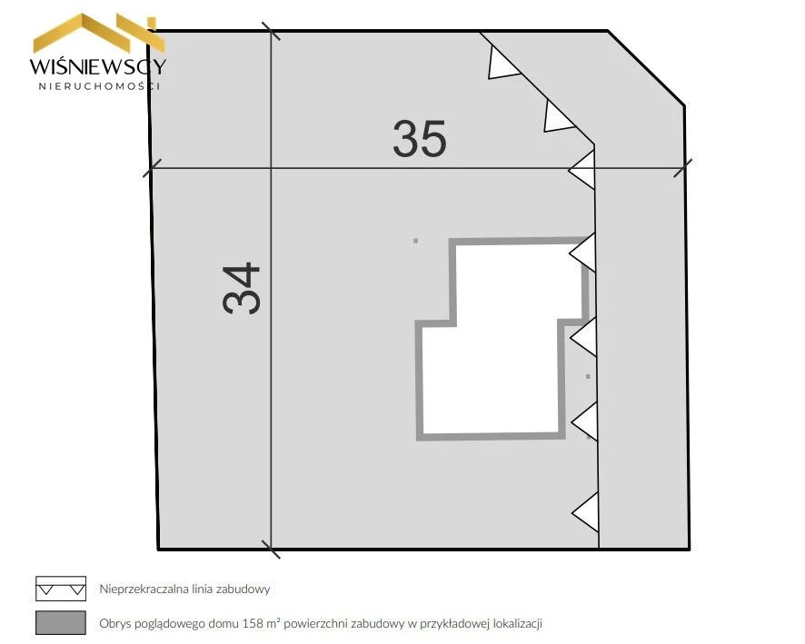 Działka budowlana, 1200m2, Wysoczyzna Elbląska - 3