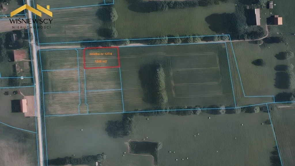 Działka 1246 m² w Wikrowie pod dom lub usługi - 3