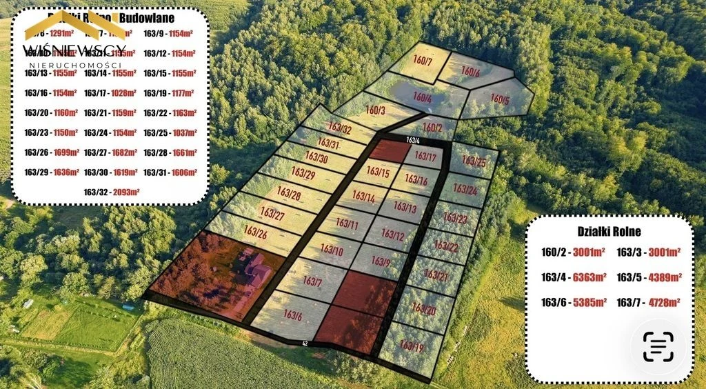 Działka 1028 m² z WZ wśród natury – Rogowo - 112054220.jpg