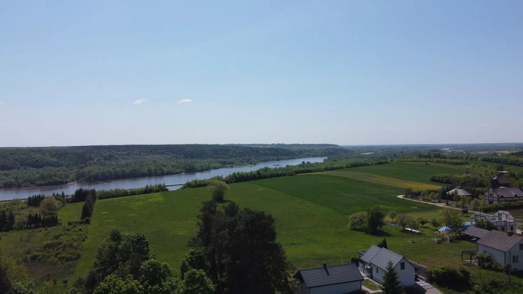 Działka 2902 m2 z widokiem na Wisłę w Oblasach. - 2