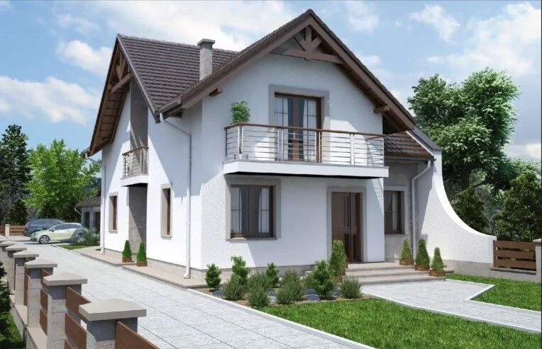 Dom w stanie surowym 157m2  Charlęż g. Spiczyn
