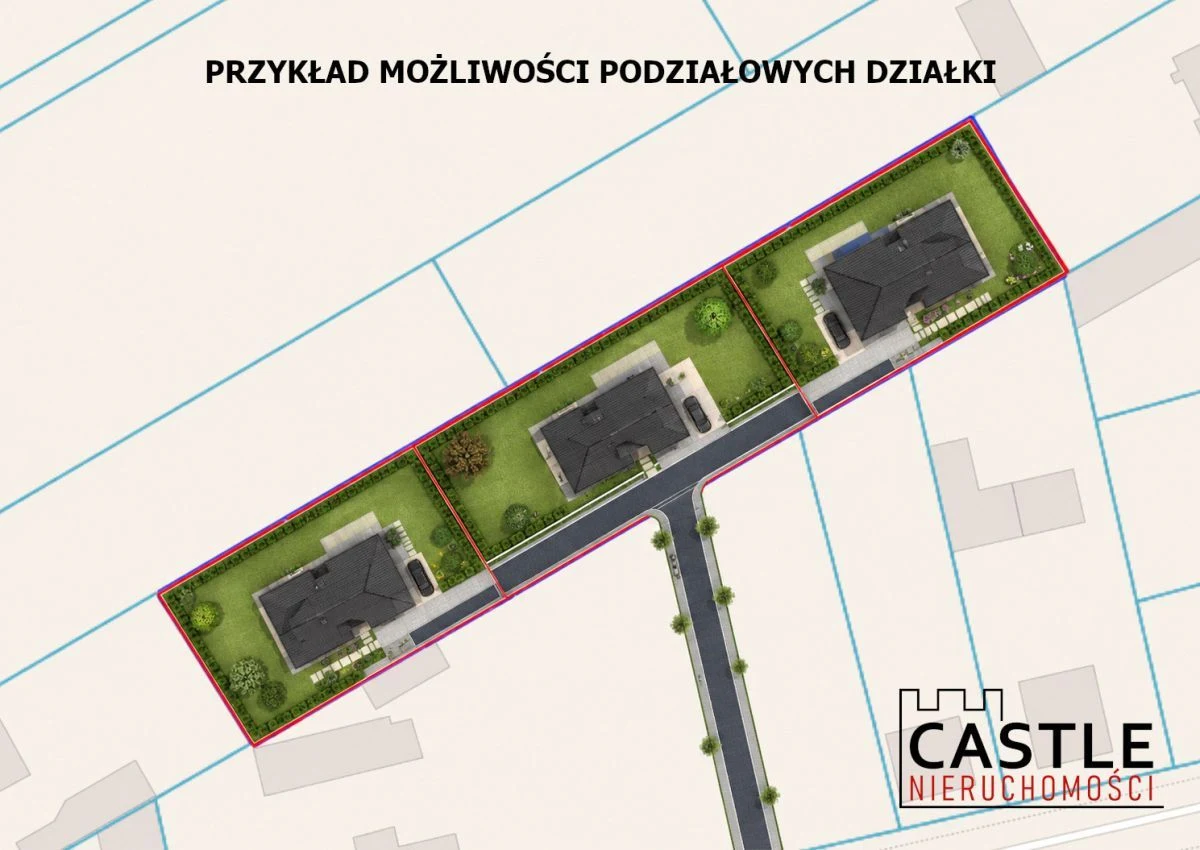 Działka z możliwością podziału na3 działki - 5