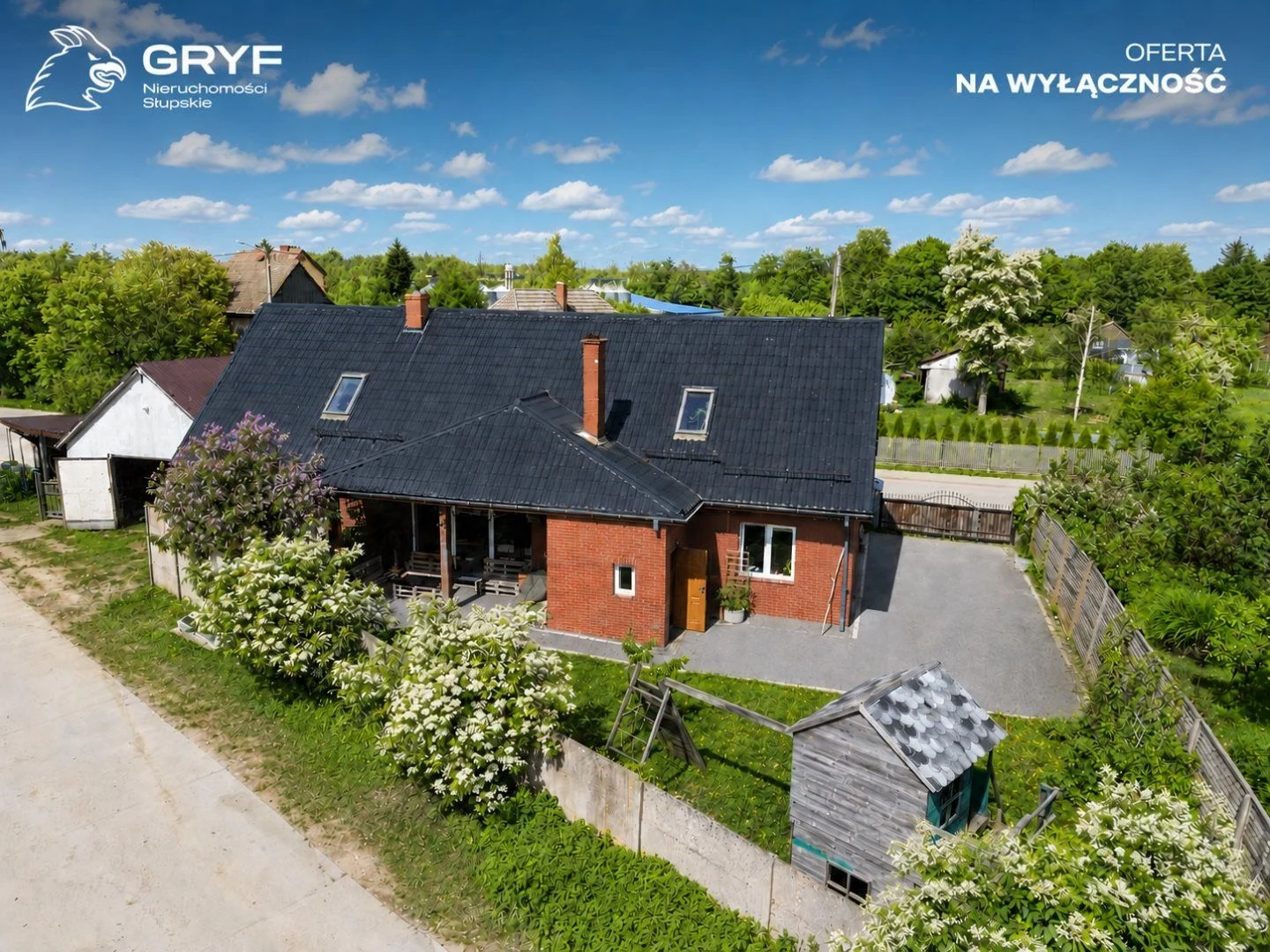 DOM WOLNOSTOJĄCY W KRZEMIENICY | 180,80 m² | DZIAŁKA 500 m² | 9 POKOI | GMINA SŁUPSK