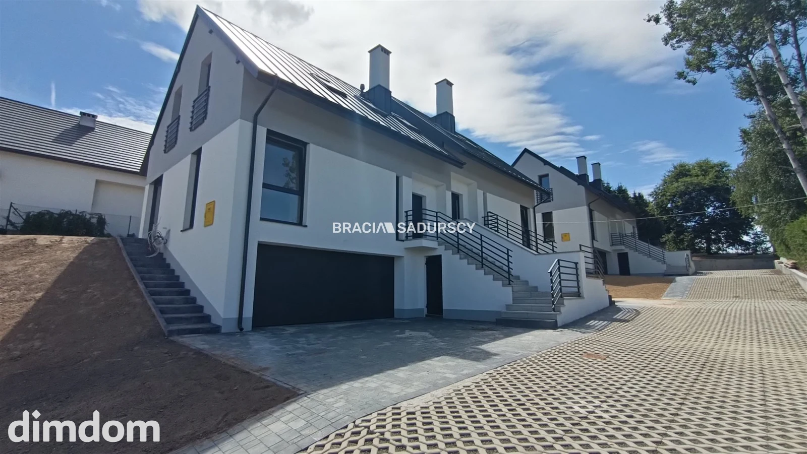 Nowe domy zabudwa bliźniaczej Zabierzów