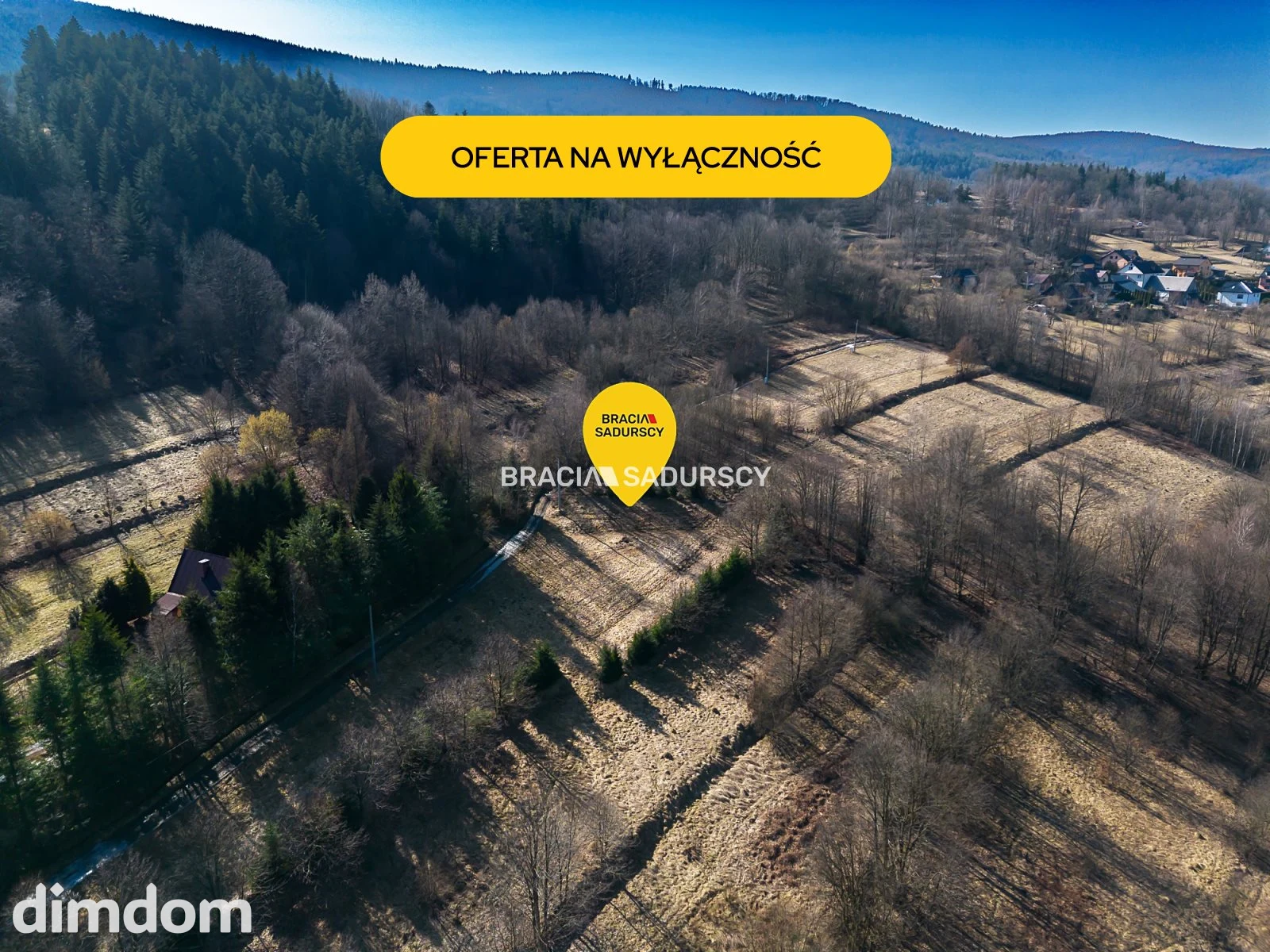 Widokowa działka w sasiędztwie lasu / MPZP / 20 ar