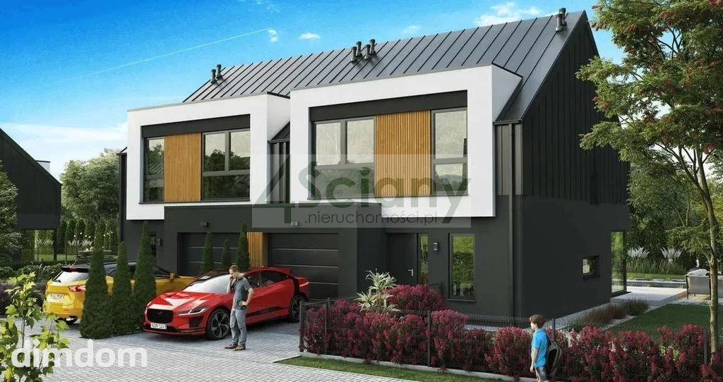 Do sprzedania połowa bliźniaka o powierzchni 160,1 m2 na działce o powierzchni 500,5 m2 w Musułach koło Grodziska Maz.