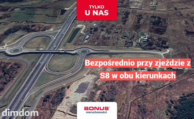 Przemysłowo-usługowa, przy zjeździe S8, asfalt!