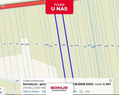 Tereny Rolno - Leśne  1,06ha