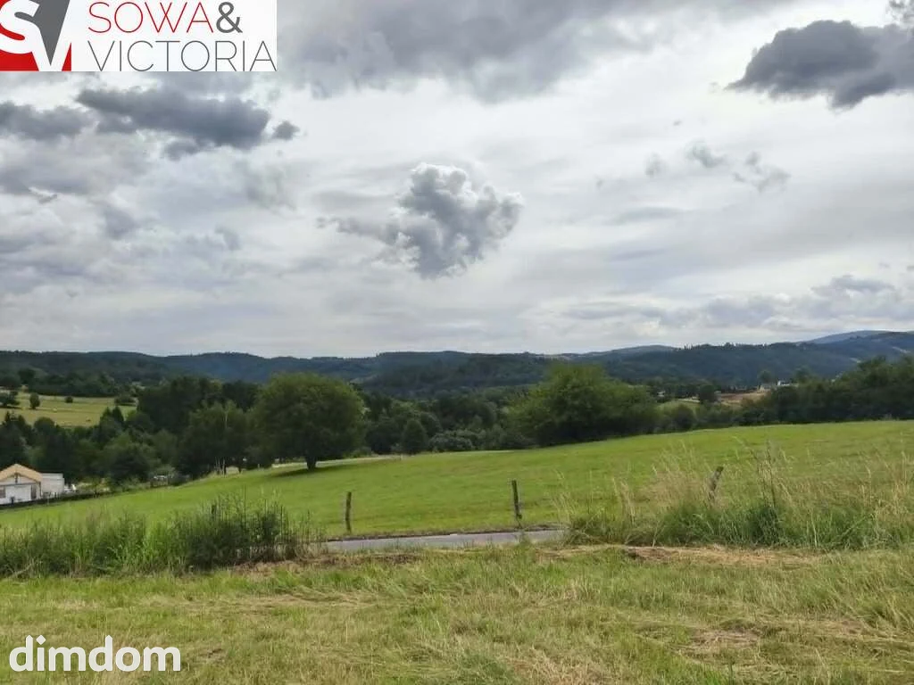 Panoramiczny widok na szczyty gór,  ok 1 km od PKP - 2