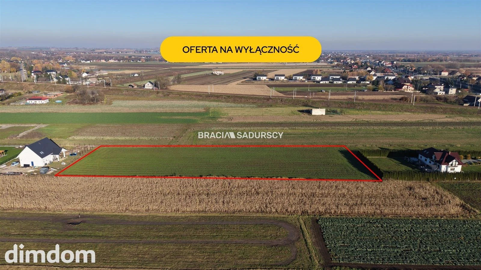 Działka budowlana o pow. 57 arów w Krakowie - Nowej Hucie