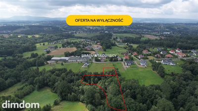 Działka budowlano-leśna. Siepraw.