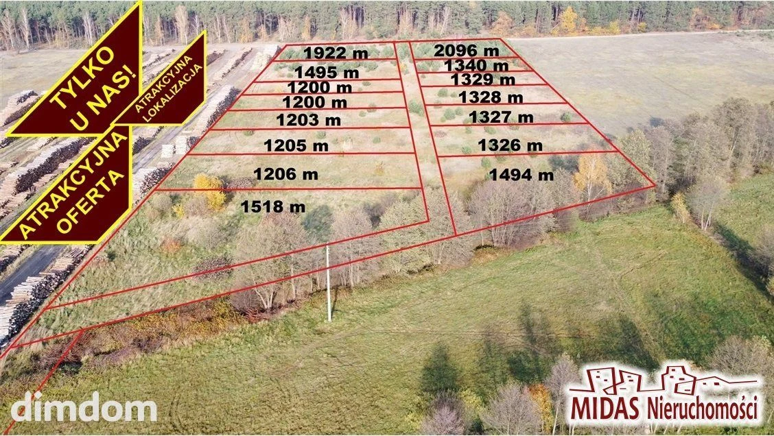 Działka 1326m2 okolice Włocławka-Tylko ta 52000!