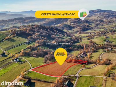Widokowa działka w Beskidzie Wyspowym