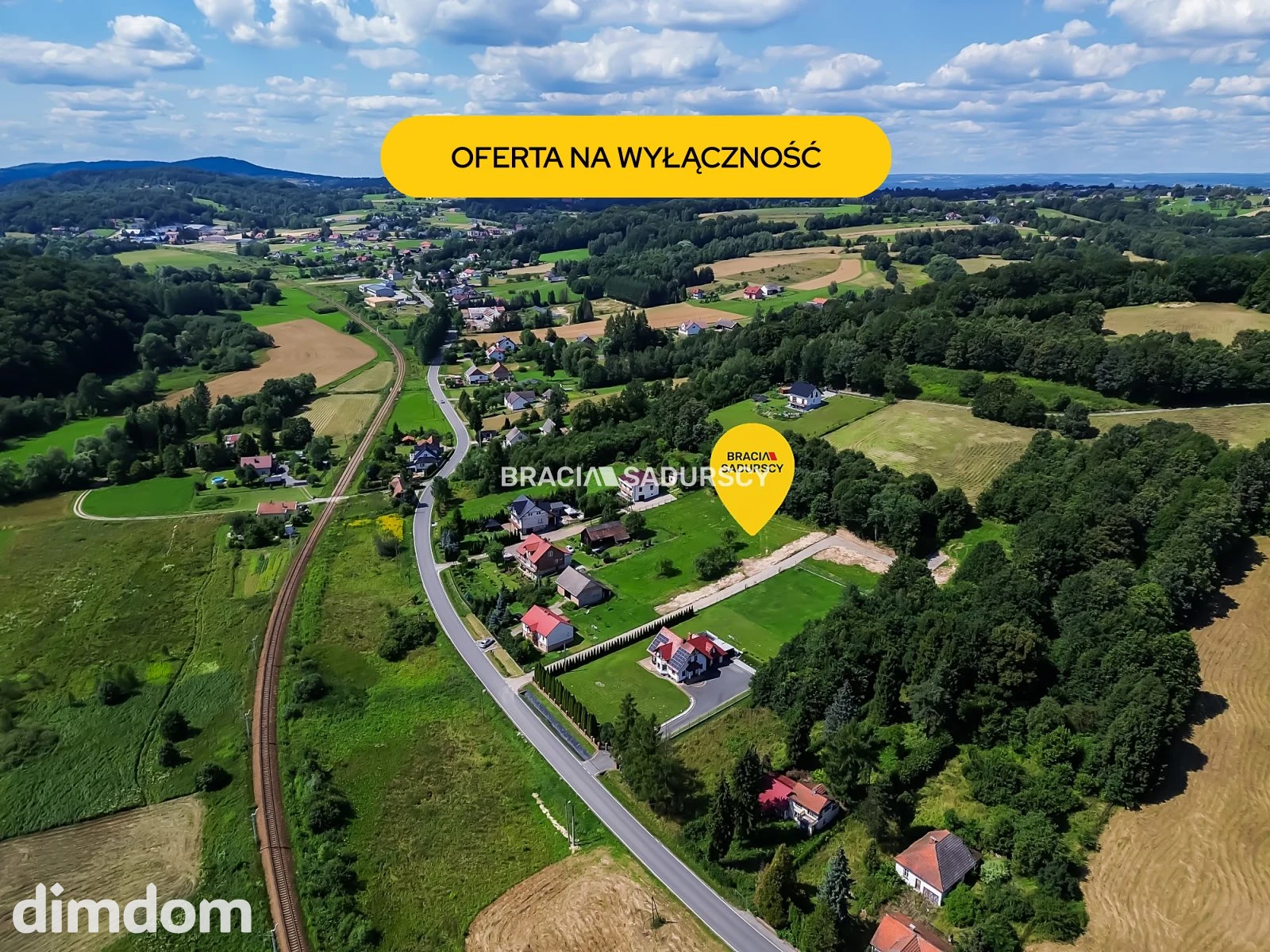 Działki pod lasem ze świetnym dojazdem Leńcze