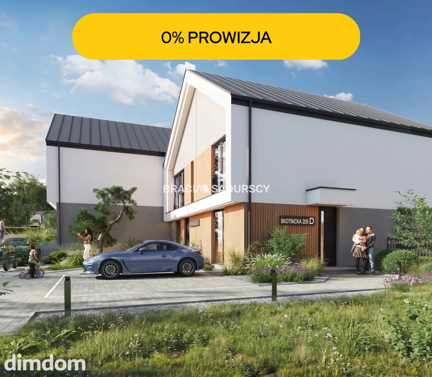 Nowoczesne segmenty z ogródkami | Skotniki | Pompa