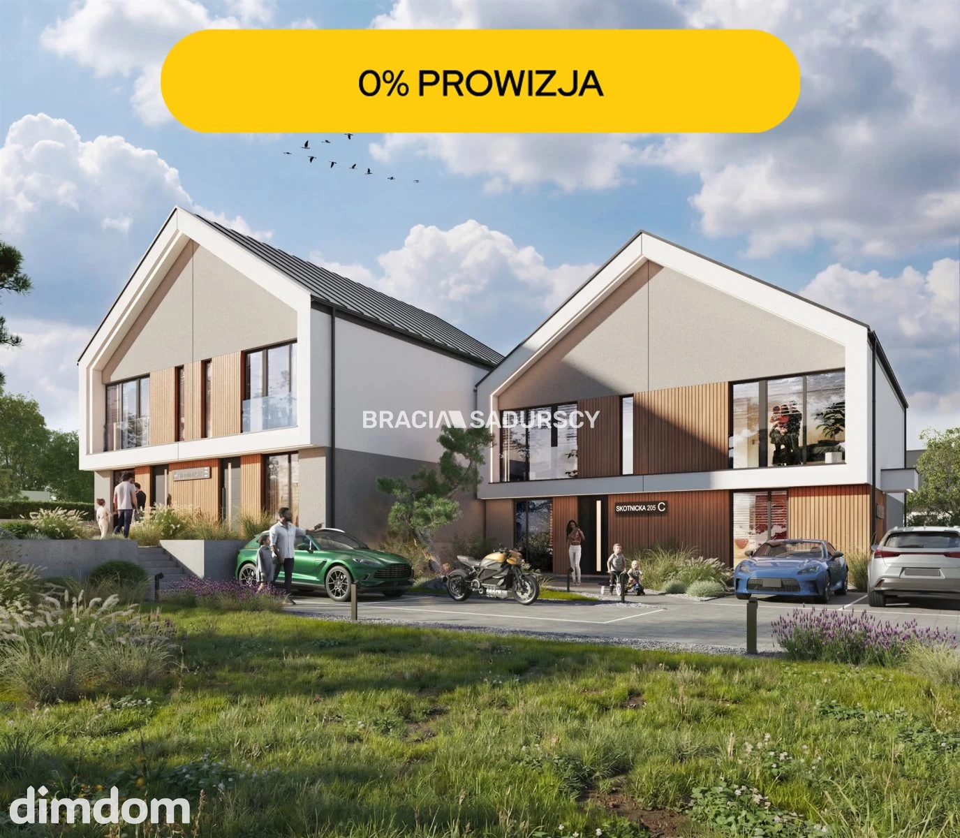 Nowoczesne segmenty z ogródkami | Skotniki | Pompa