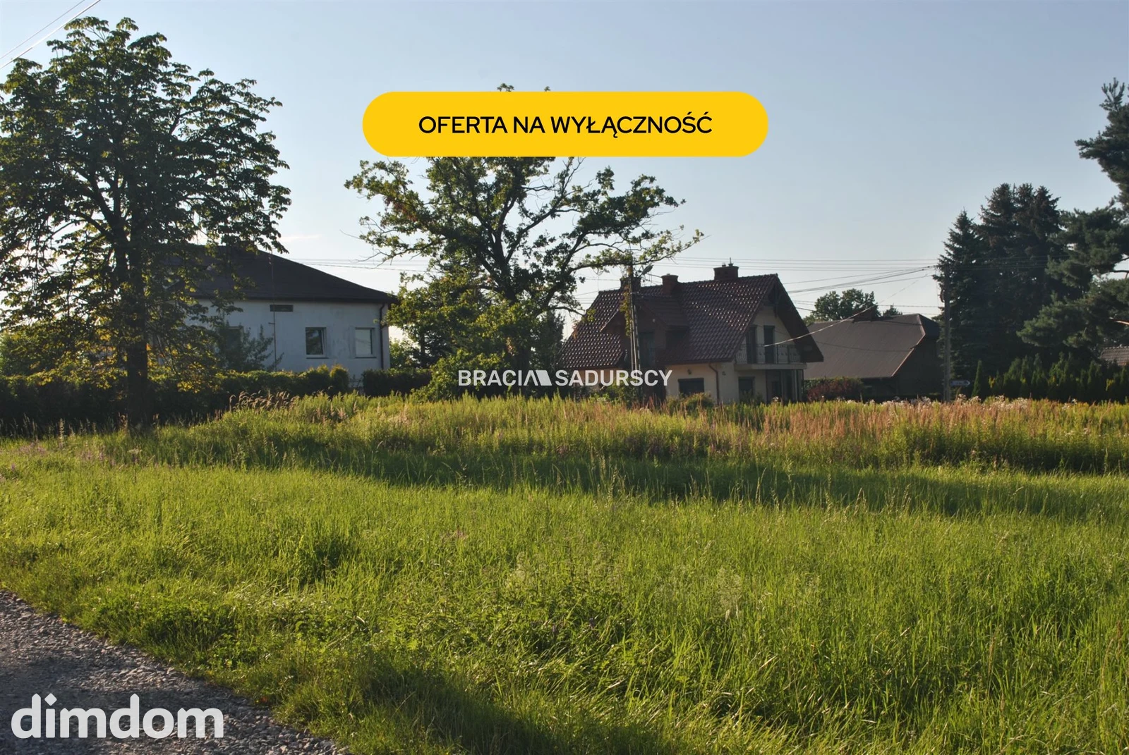 Działka budowlana przy ulicy Źyznej w Krakowie.