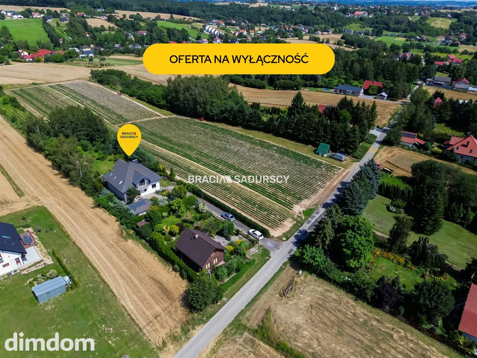 Dom, duża działka, Szczodrkowice