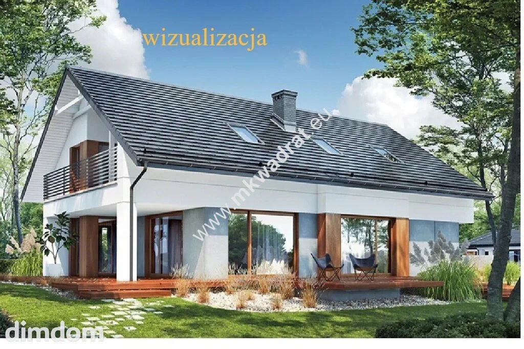 Wolnostojący na dz.1500m2 Las Młochowski/Media