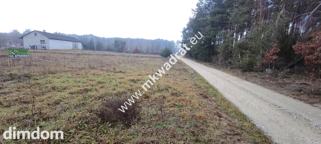 Działka 1600m MPZP Tłumy ul. Poprzeczna gm Kowiesy