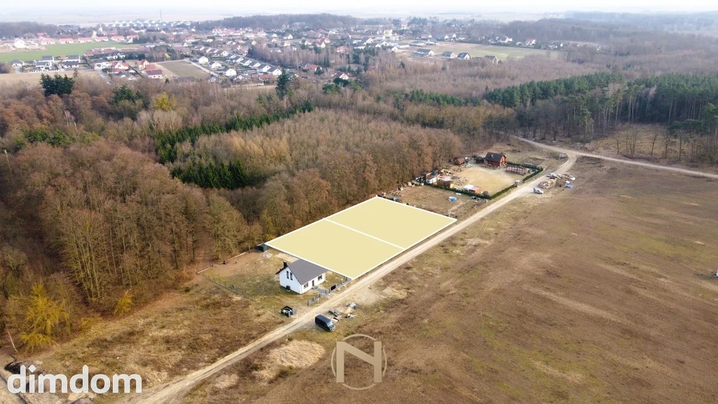 DZIAŁKA BEZPOŚREDNIO PRZY ŚCIANE LASU