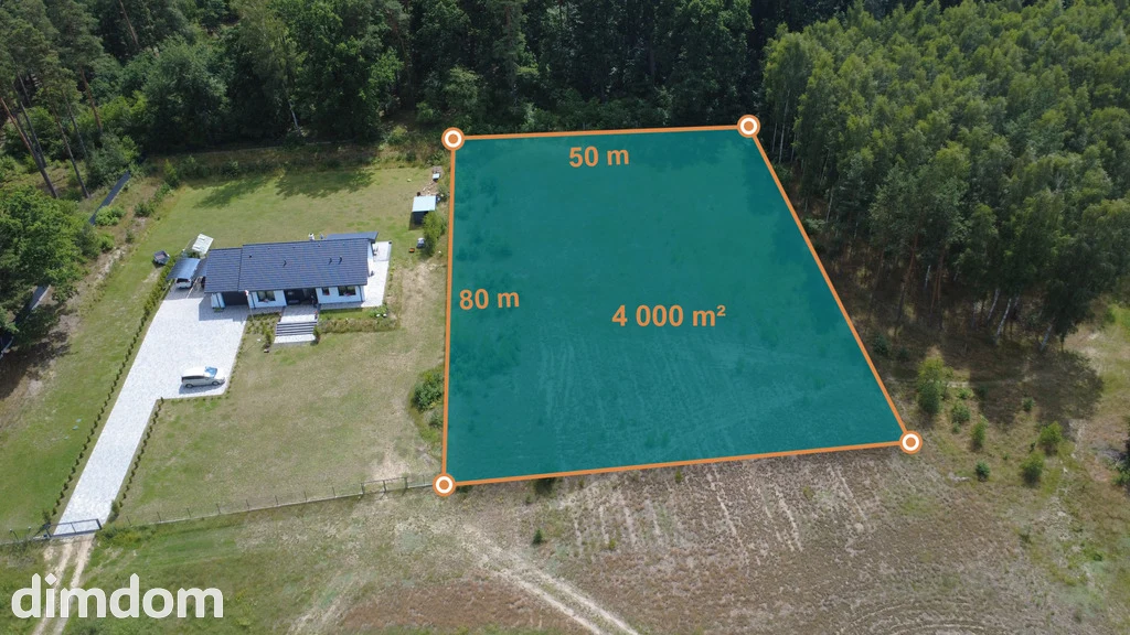 Działka przy lesie 4000 m² z warunkami zabudowy – Biały Bór - 2