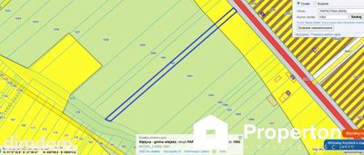 Działka rolna 2000 m² – Paprotnia, gm. Stężyca