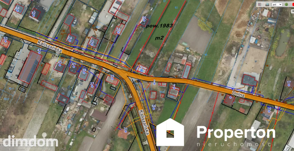 Działka pod dom i biznes 1983 m² /ul.Dolna Opole Lubelskie - 2