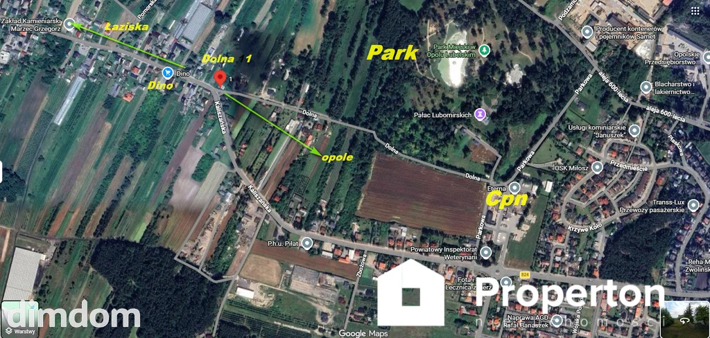 Działka pod dom i biznes 1983 m² /ul.Dolna Opole Lubelskie - 5