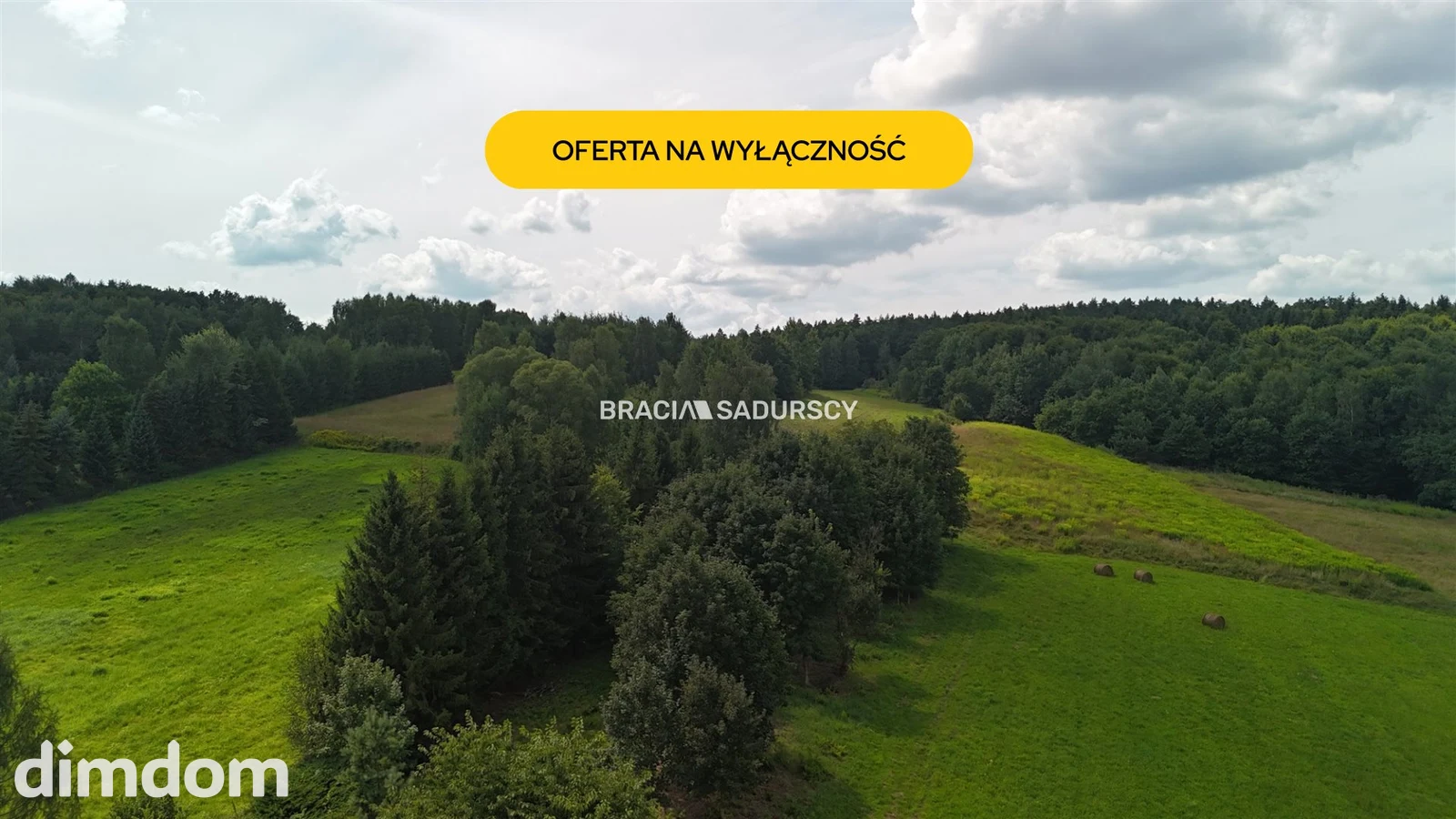 Działka budowlana o powierzchni 30 arów w Brodach